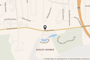 Map with location marker