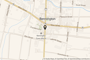 Map with location marker