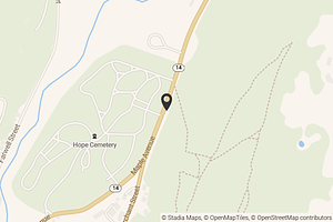 Map with location marker