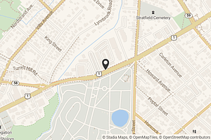 Map with location marker