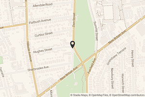 Map with location marker