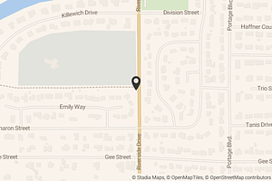 Map with location marker