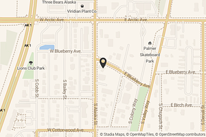 Map with location marker