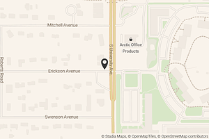 Map with location marker