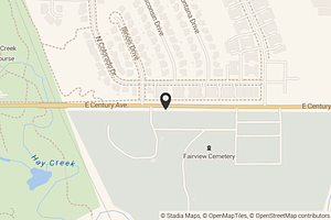 Map with location marker