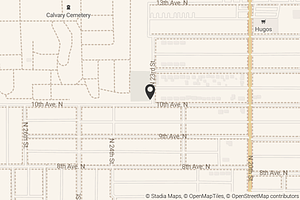 Map with location marker