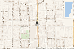 Map with location marker