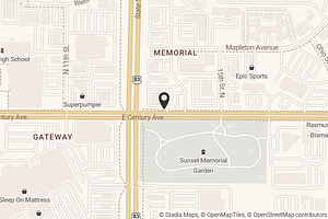 Map with location marker