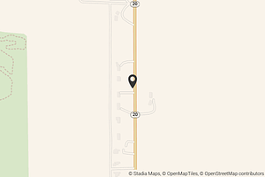 Map with location marker