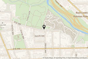 Map with location marker