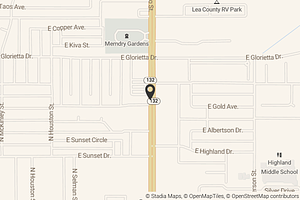 Map with location marker