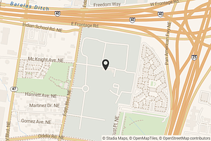 Map with location marker