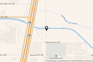 Map with location marker