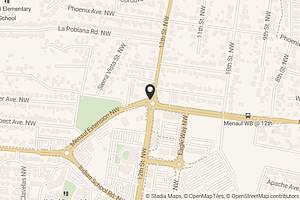 Map with location marker