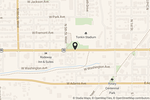 Map with location marker