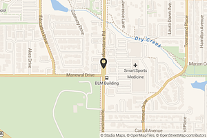 Map with location marker