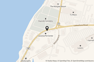 Map with location marker