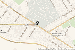 Map with location marker