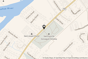 Map with location marker