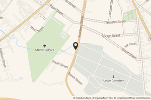 Map with location marker