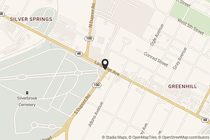 Map with location marker