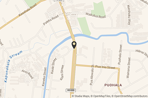 Map with location marker