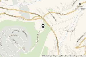 Map with location marker