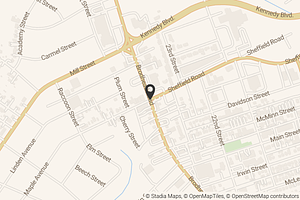 Map with location marker