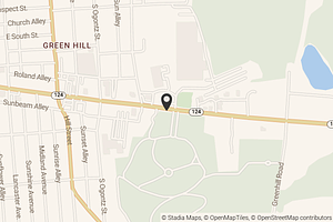 Map with location marker