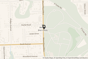 Map with location marker