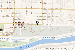 Map with location marker