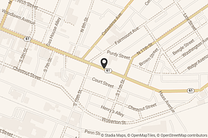 Map with location marker