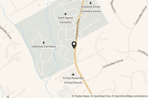 Map with location marker