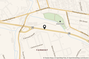 Map with location marker