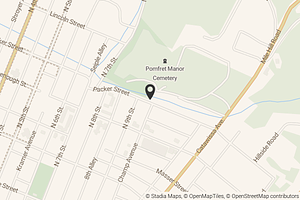 Map with location marker