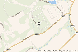 Map with location marker