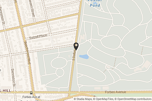 Map with location marker