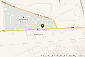 Map with location marker