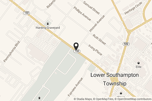 Map with location marker