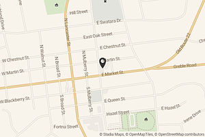 Map with location marker