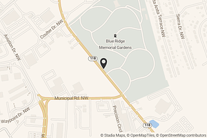 Map with location marker