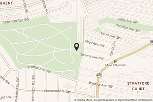 Map with location marker