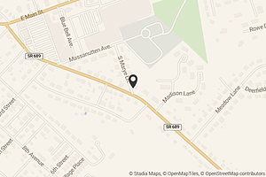 Map with location marker