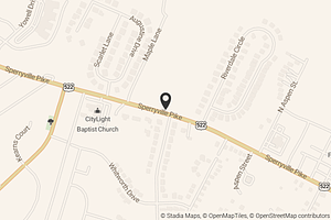 Map with location marker