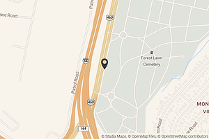 Map with location marker