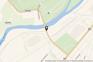 Map with location marker