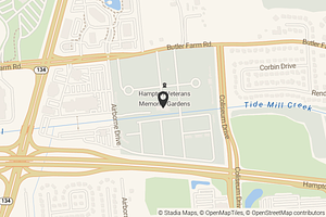 Map with location marker