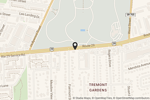 Map with location marker