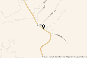 Map with location marker