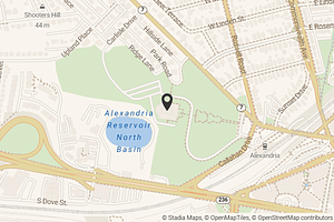 Map with location marker